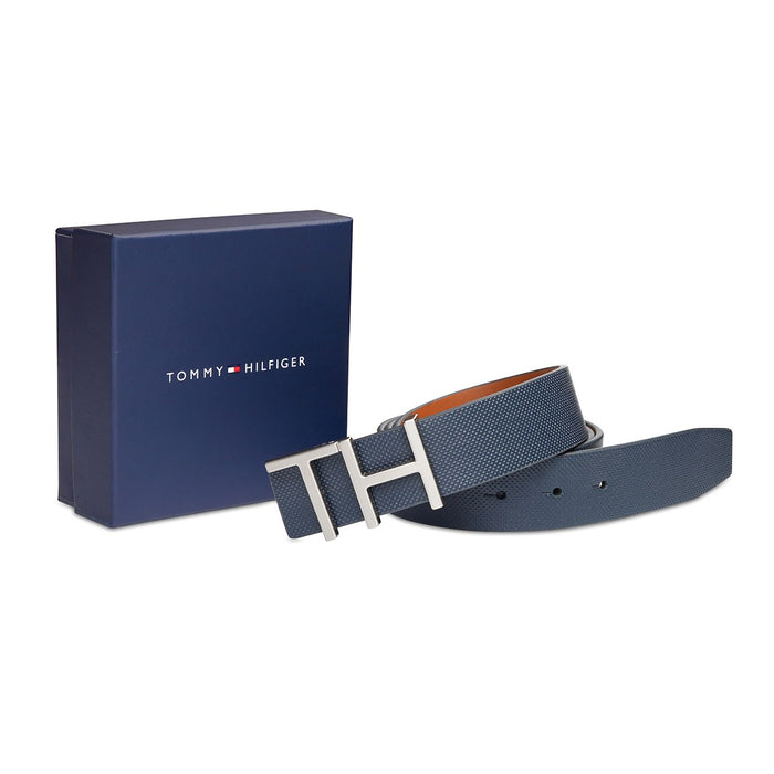 Tommy Hilfiger Murcia Men's Reversible Belt Navy