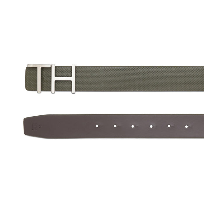 Tommy Hilfiger Murcia Men's Reversible Belt Olive