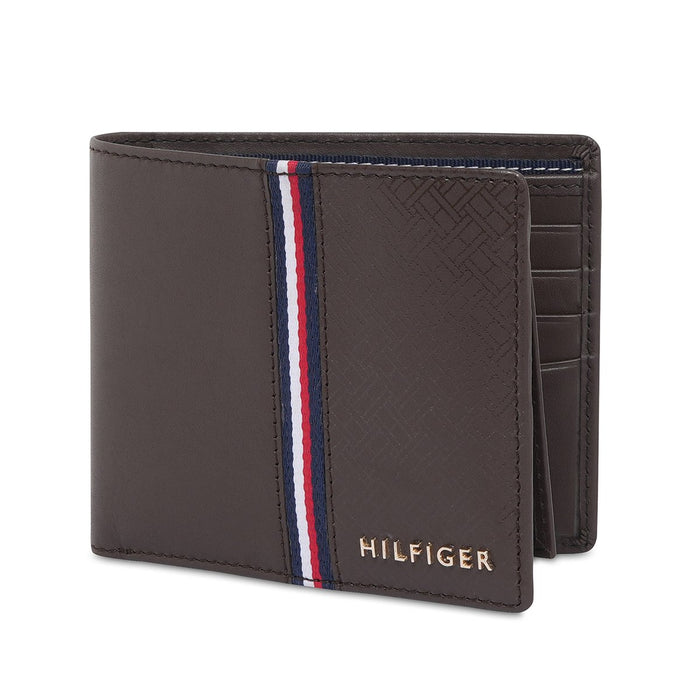 Tommy Hilfiger Zadar Mens Passcase Wallet Brown