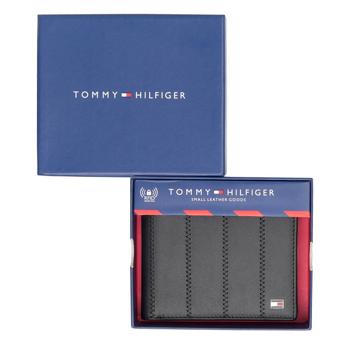 Tommy Hilfiger Pazin Men'S Global Coin Wallet Black