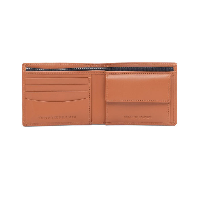 Tommy Hilfiger Tobermory Men'S Global Coin Wallet Tan