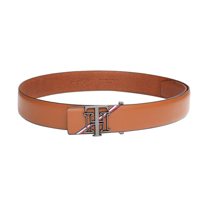 Tommy Hilfiger Norwegian Mens Non Reversible Belt Tan