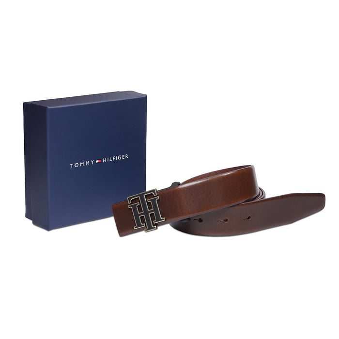 Tommy Hilfiger Pawleys Men's Non Reversible Belt Brown