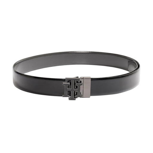 Tommy Hilfiger Galena Mens Reversible Belt Black Grey