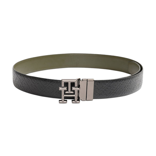 Tommy Hilfiger Boonville Mens Reversible Belt Black Olive