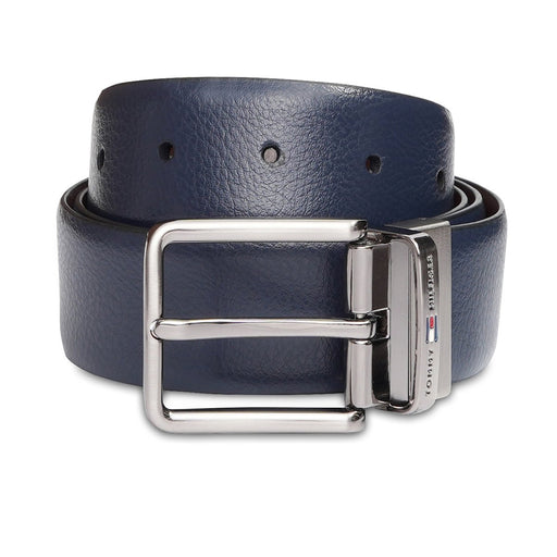 Tommy Hilfiger Snowmas Men's Reversible Belt Navy