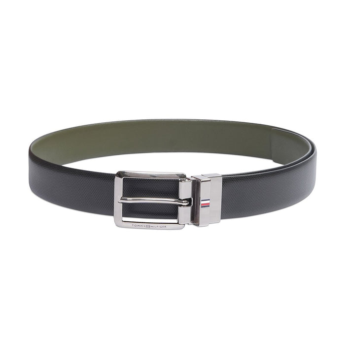 Tommy Hilfiger Seward Men's Reversible Belt Black Olive