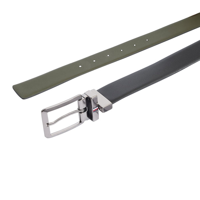 Tommy Hilfiger Seward Men's Reversible Belt Black Olive