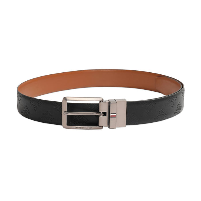 Tommy Hilfiger Jekyll Mens Reversible Belt Black Tan