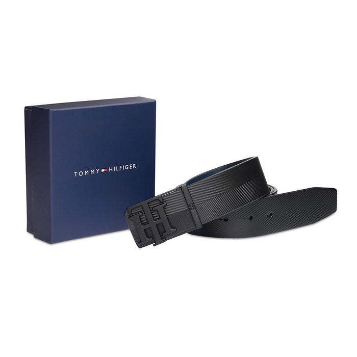 Tommy Hilfiger Marais Men's Reversible Belt Black