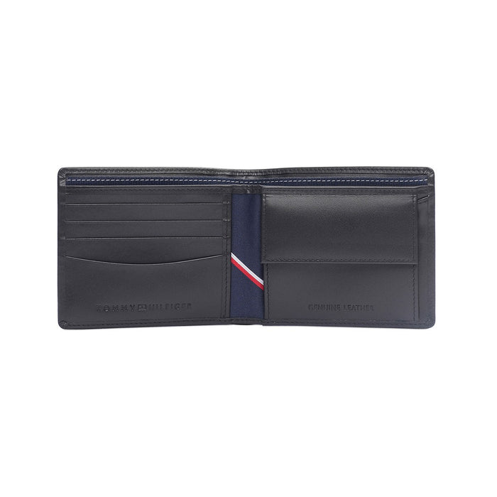 Tommy Hilfiger Wester Men'S Global Coin Wallet Black