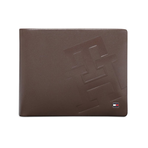 Tommy Hilfiger Wester Men's Passcase Wallet Brown