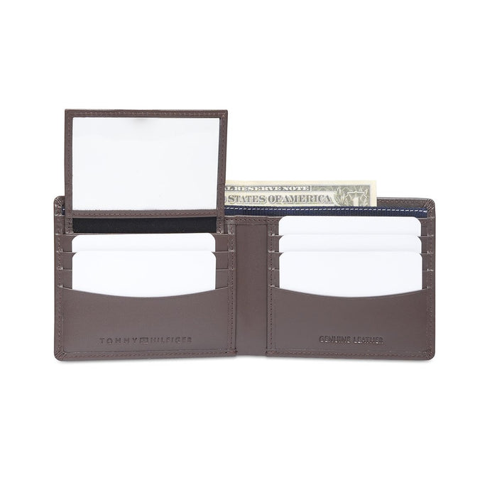 Tommy Hilfiger Venachar Mens Global Coin Wallet Black Grey