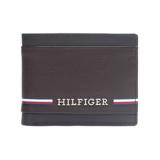 Tommy Hilfiger Neapoli Men'S Multicard Coin Wallet Brown