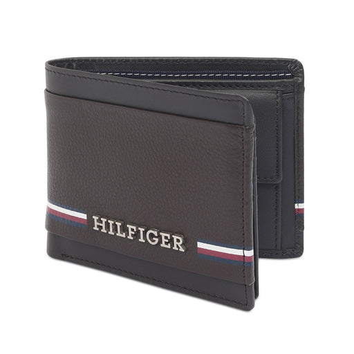 Tommy Hilfiger Neapoli Men'S Multicard Coin Wallet Brown