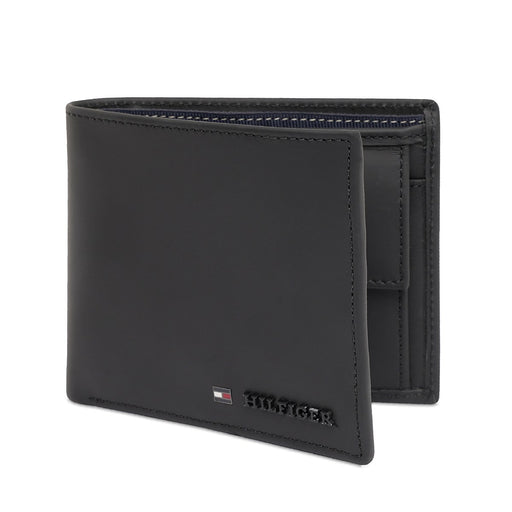 Tommy Hilfiger Grevena Men'S Global Coin Wallet Black