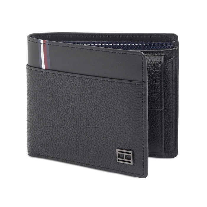 Tommy Hilfiger Anoixi Men'S Global Coin Wallet Black