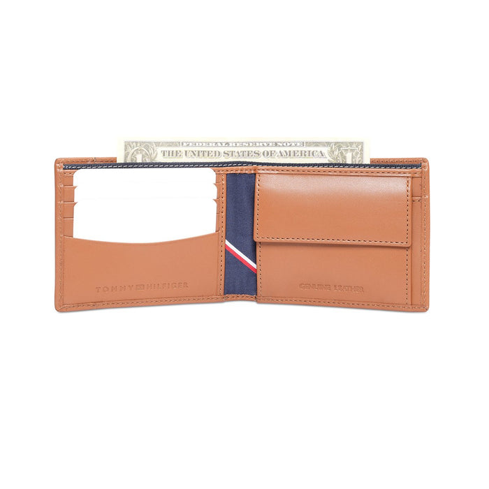 Tommy Hilfiger Lixouri Men's Global Coin Wallet Tan