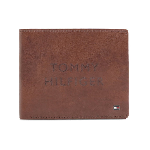 Tommy Hilfiger Thasos Men'S Global Coin Wallet Brown