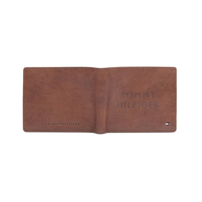 Tommy Hilfiger Thasos Men'S Global Coin Wallet Brown