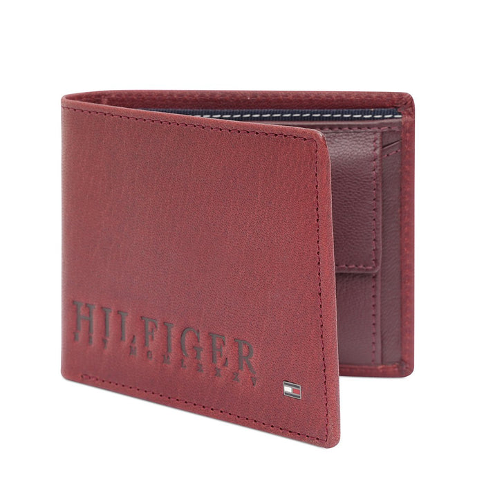 Tommy Hilfiger Orkney Men's Global Coin Wallet Wine