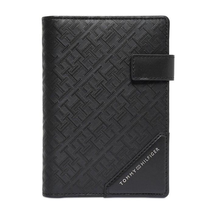 Tommy Hilfiger Lothian Mens Passport Case Black