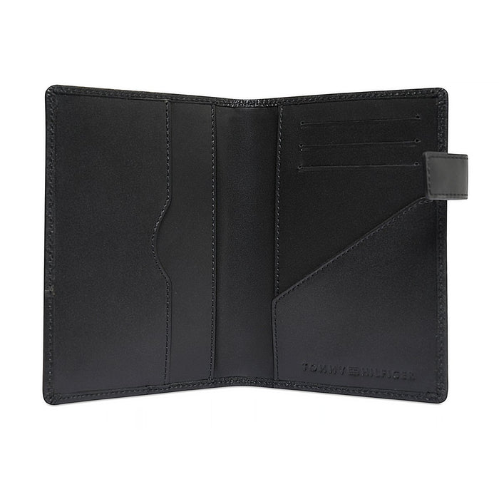 Tommy Hilfiger Lothian Mens Passport Case Black