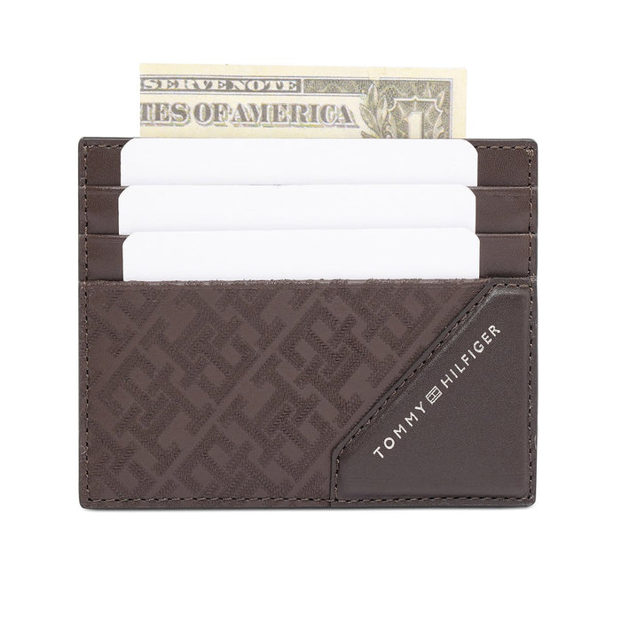 Tommy Hilfiger Glenfinn Mens Card Holder Brown