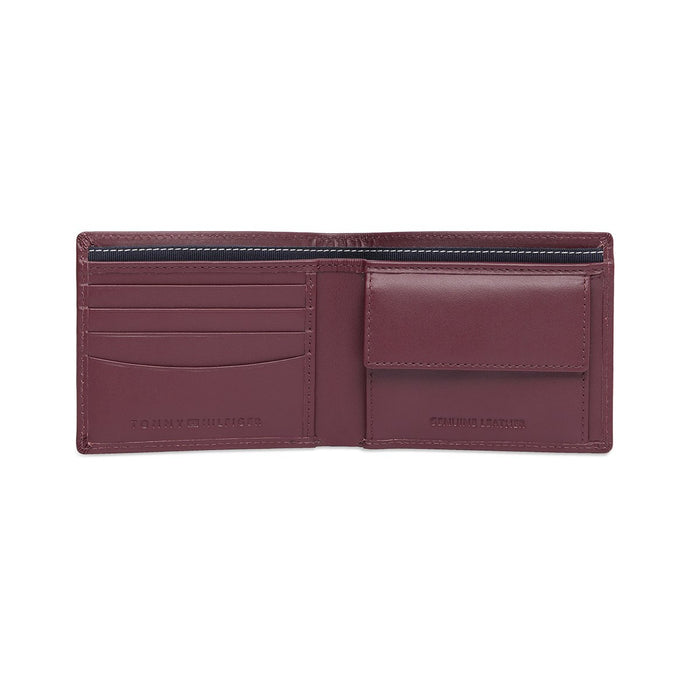 Tommy Hilfiger Tobermory Men'S Global Coin Wallet Wine