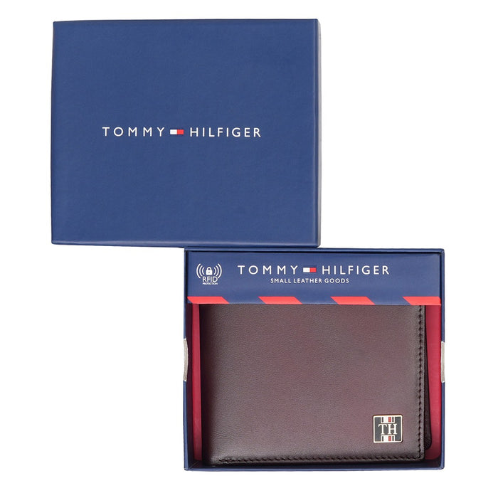 Tommy Hilfiger Tobermory Men'S Global Coin Wallet Wine