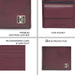 Tommy Hilfiger Tobermory Men'S Global Coin Wallet Wine