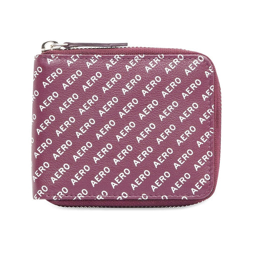 Aeropostale Largo Men's Zip Around Wallet Wine