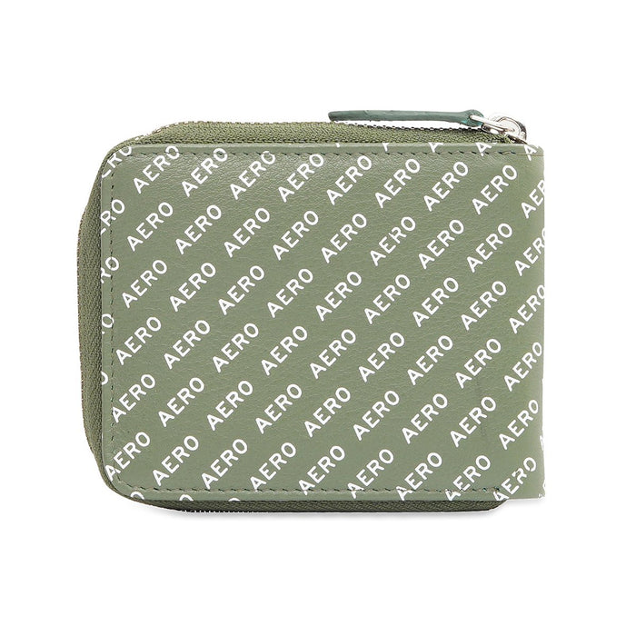 Aeropostale Largo Men's Zip Around Wallet Olive