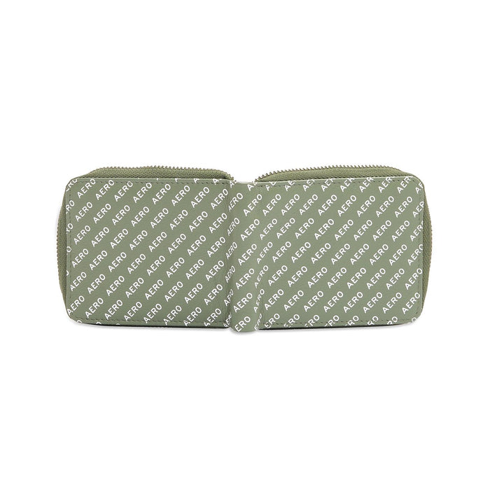 Aeropostale Largo Men's Zip Around Wallet Olive