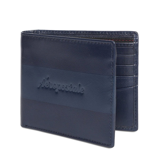 Aeropostale Pompano Men's Slimfold Wallet Navy