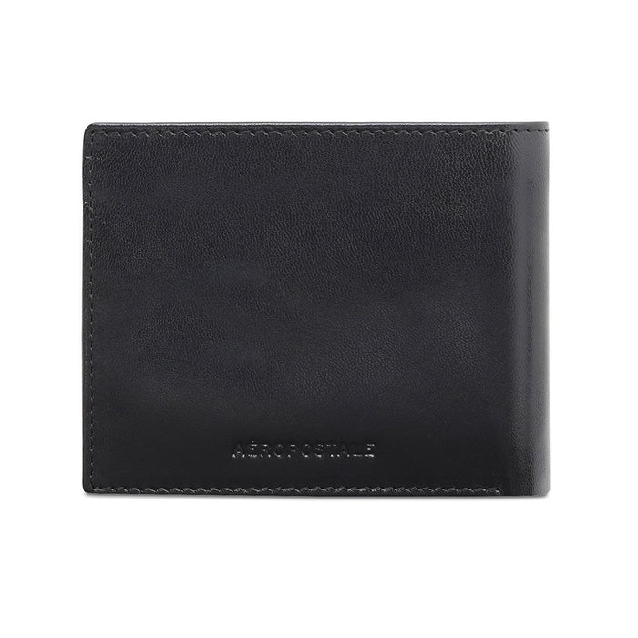 Aeropostale Sanjose Men's Slimfold Wallet Black