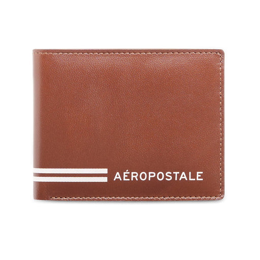 Aeropostale Sacramento Men's Slimfold Wallet Tan