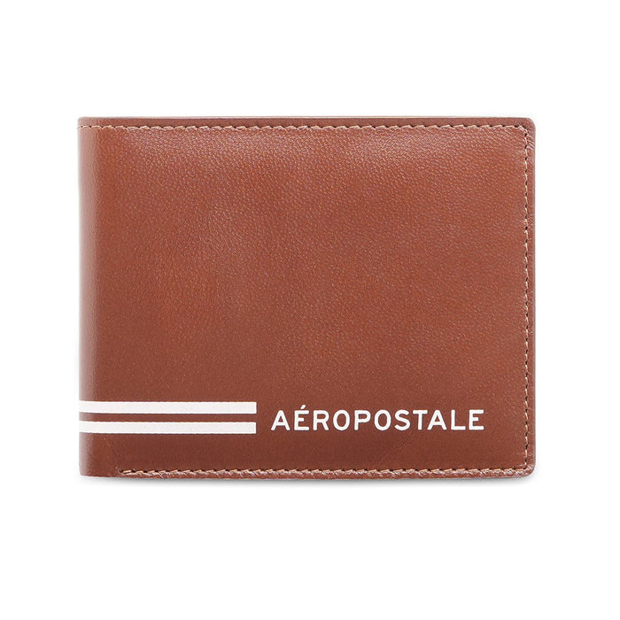 Aeropostale Sacramento Men's Slimfold Wallet Tan