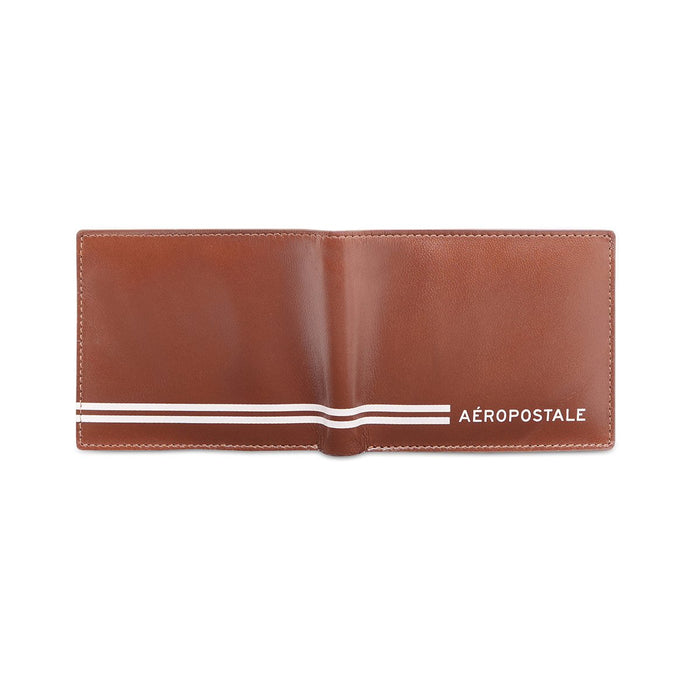 Aeropostale Sacramento Men's Slimfold Wallet Tan