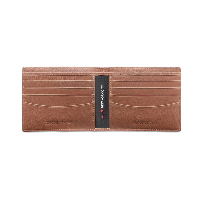 Aeropostale Sacramento Men's Slimfold Wallet Tan