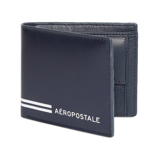 Aeropostale Sacramento Men's Global Coin Wallet Navy