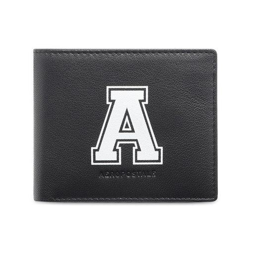 Aeropostale Norfolk Men's Global Coin Wallet Black