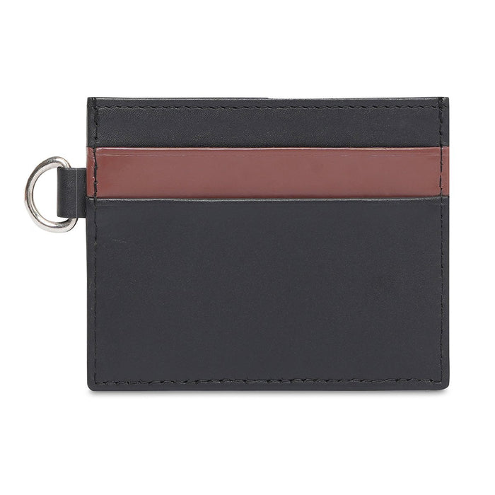 Aeropostale Oxnard Mens Card Holder Black Tan