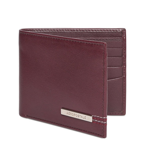 Aeropostale Visalia Men's Slimfold Wallet Wine