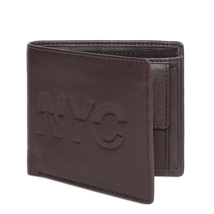 Aeropostale Vacaville Men's Global Coin Wallet Brown