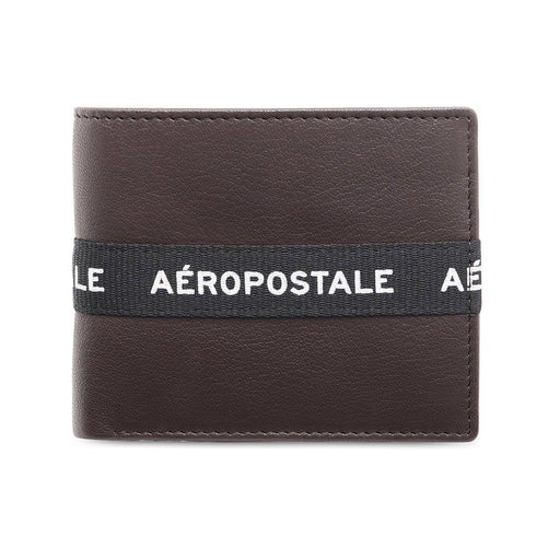 Aeropostale Renton Men's Global Coin Wallet Brown