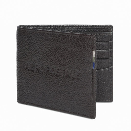 Aeropostale Rialto Men's Slimfold Wallet Brown