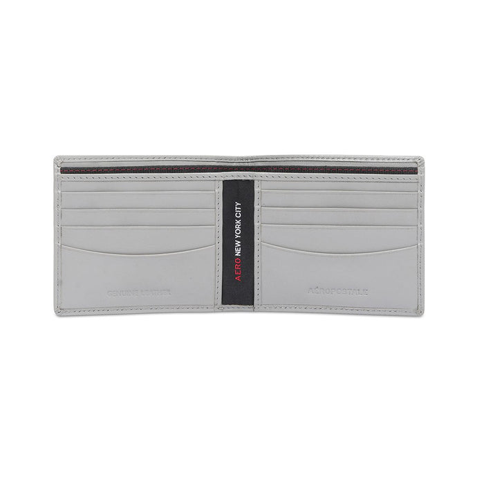 Aeropostale Yakima Mens Slimfold Wallet Grey