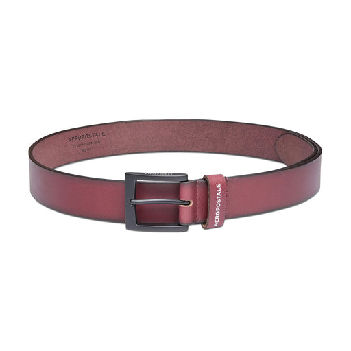 Aeropostale Jacksonville Men's Non Reversible Belt Wine