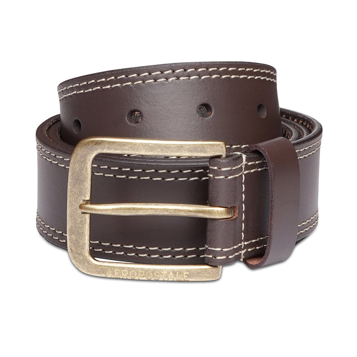 Aeropostale Davie Men's Non Reversible Belt Brown